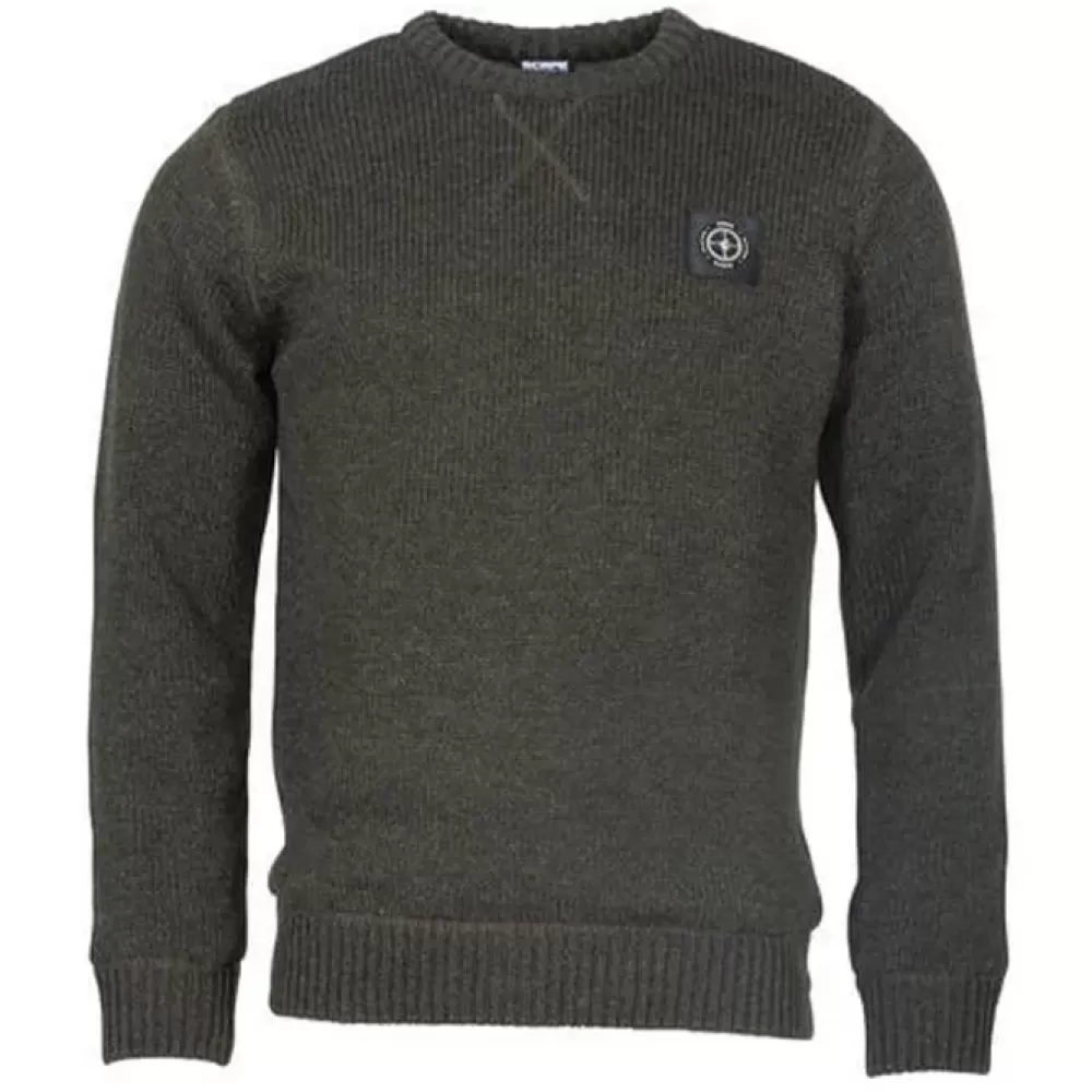 Nash Scope Knitted Crew Fishing Jumper- Clothing