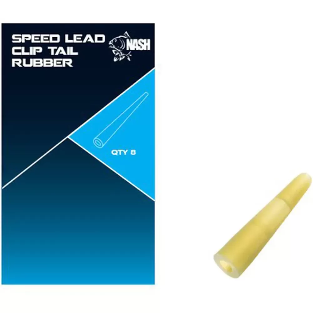 Nash Speed Lead Clip Fishing Tail Rubber- Terminal Tackle