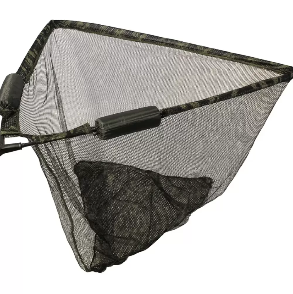 NGT 42" Specimen Dual Net Float System - Camo Mesh Net With Metal 'V' Block & Stink Bag- Nets