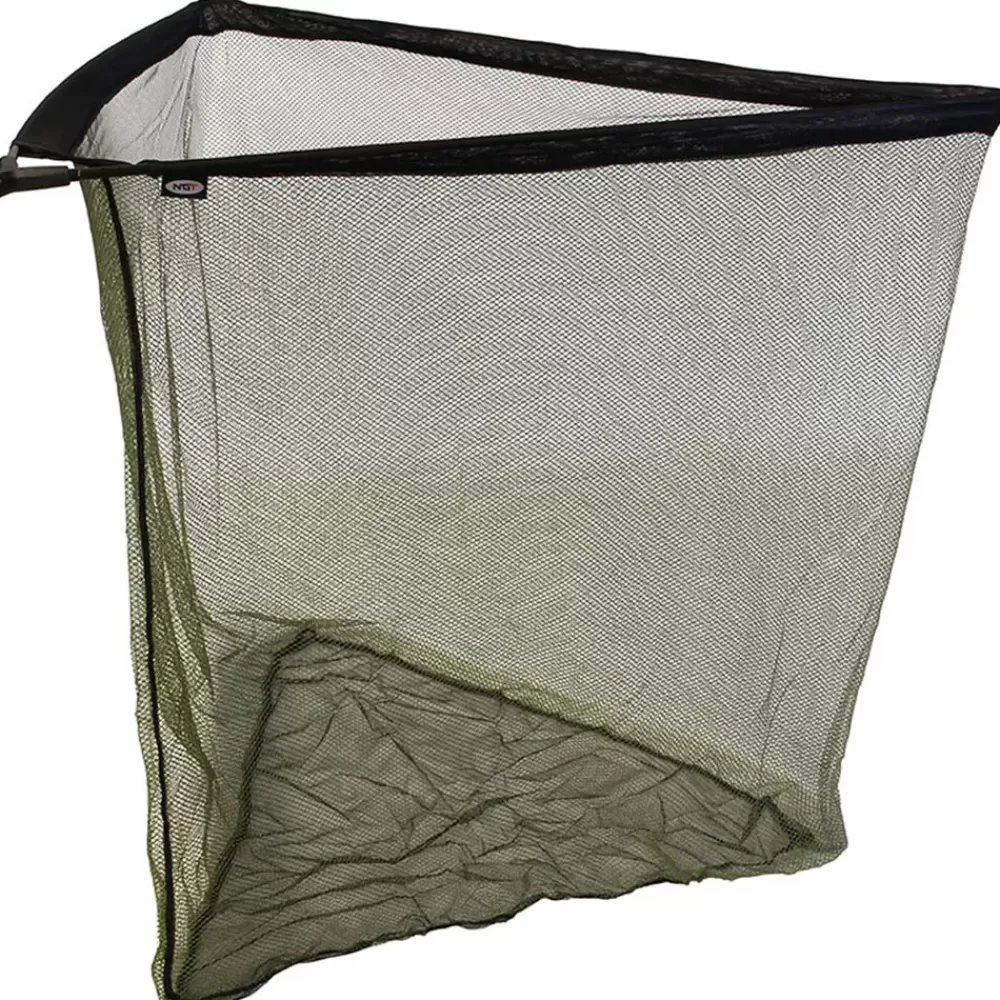 NGT 42" Specimen Two-Tone Mesh Net With Plastic 'V' Block & Stink Bag- Nets