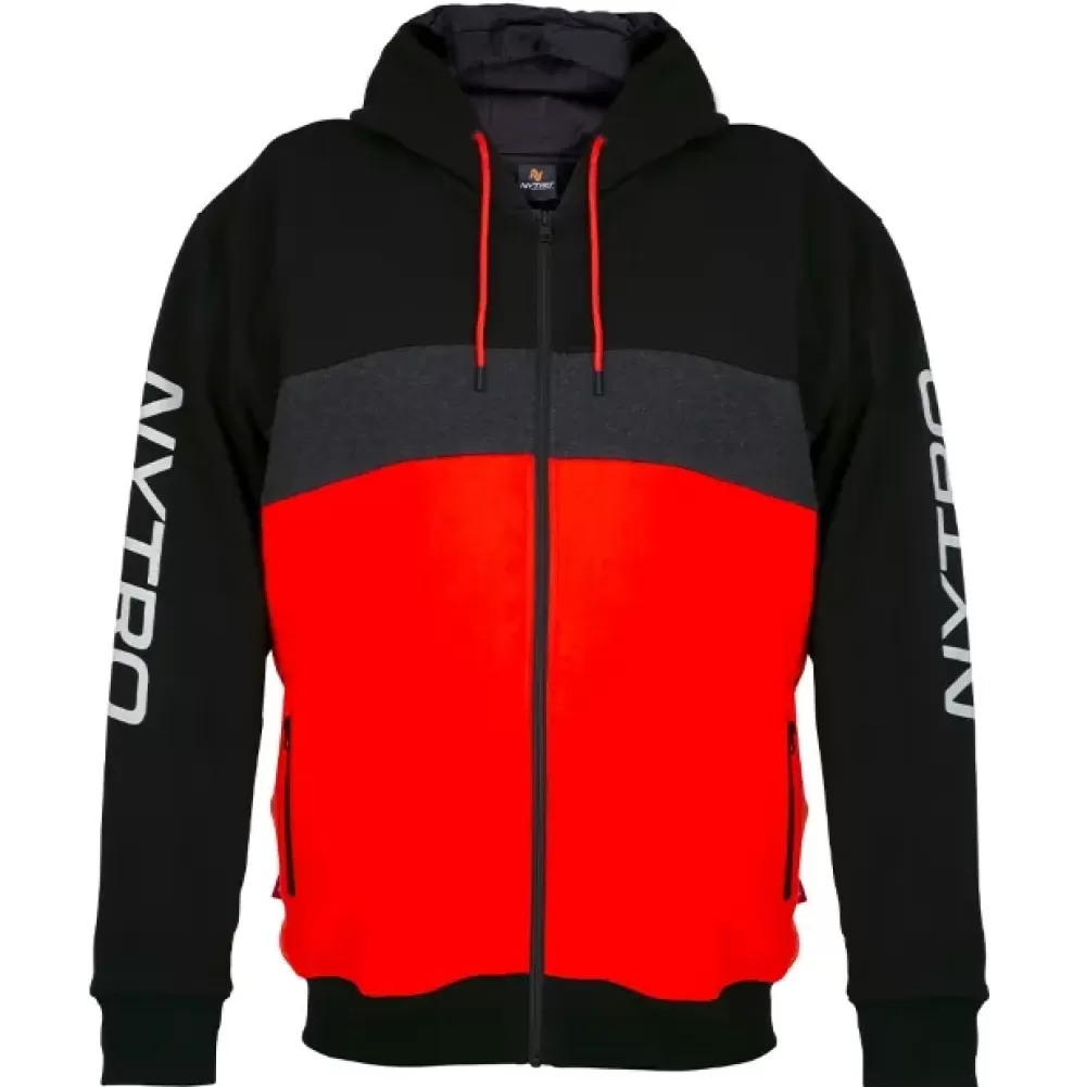 Nytro Zipped Hoodie - Tri-Colour