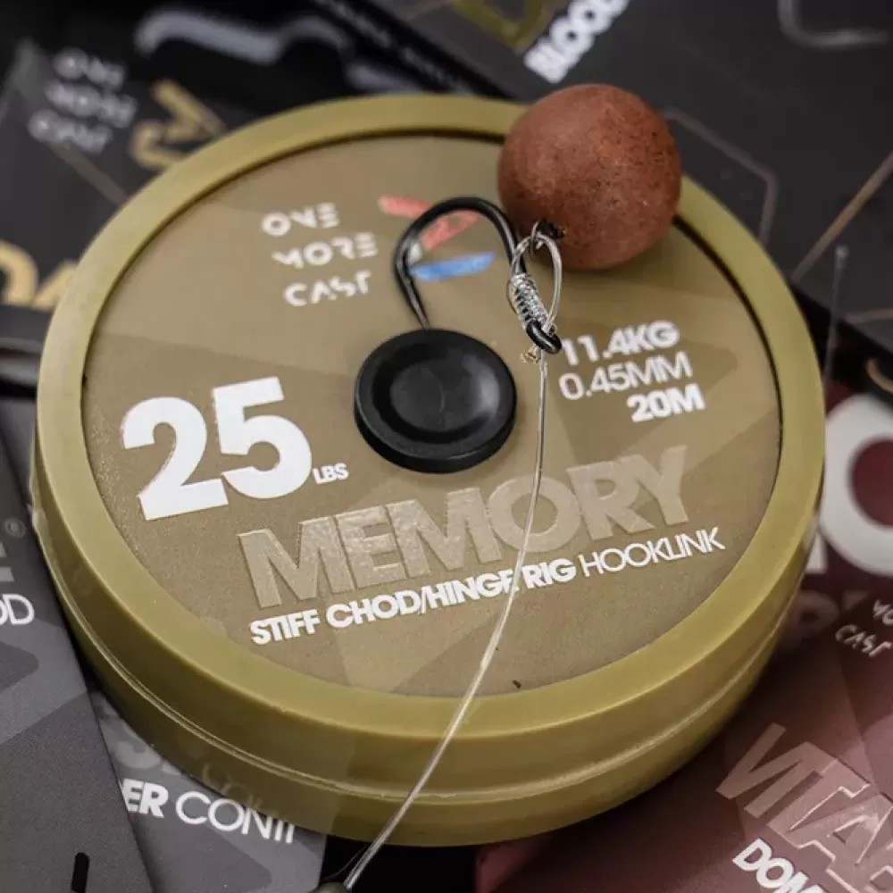 One More Cast OMC Memory Stiff Chod Hinge Rig Fishing Hooklink 20m- New Arrivals | Line
