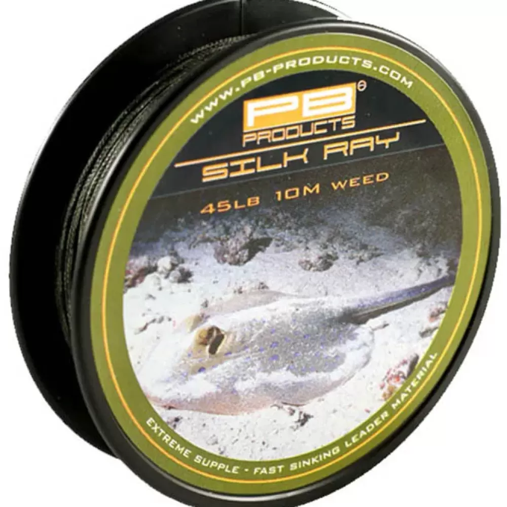 PB Products Silk Ray Lead Free Fishing Leader 10m- Terminal Tackle