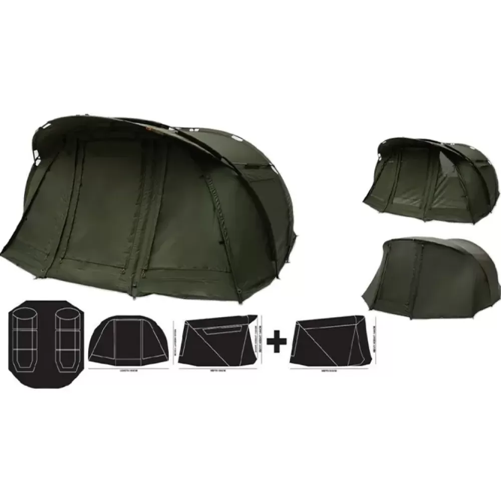 Prologic Inspire 2 Man Fishing Bivvy & Overwrap- Bivvies & Shelters