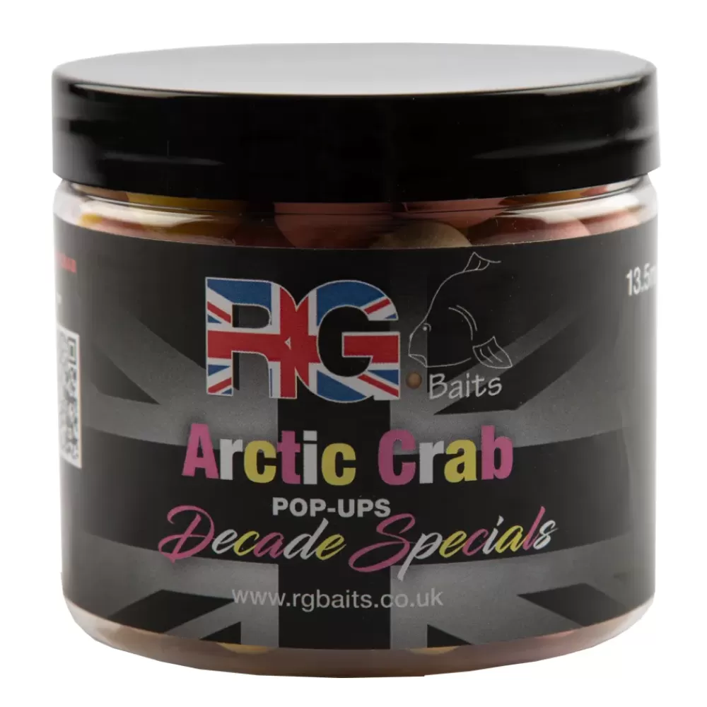 RG Baits Multi Colour Artic Crab Decade Specials Fishing Pop Ups- Bait & Additives
