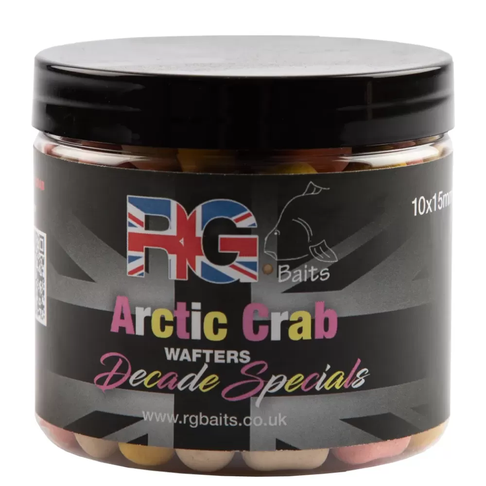 RG Baits Multi Colour Artic Crab Decade Specials Fishing Wafters- Bait & Additives