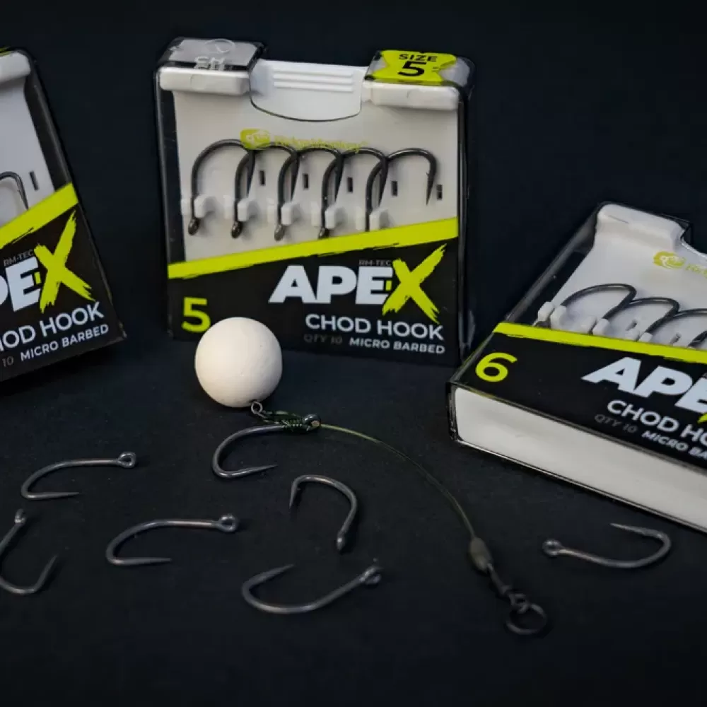 Ridge Monkey RidgeMonkey Ape-X Chod Hooks Barbed- Terminal Tackle