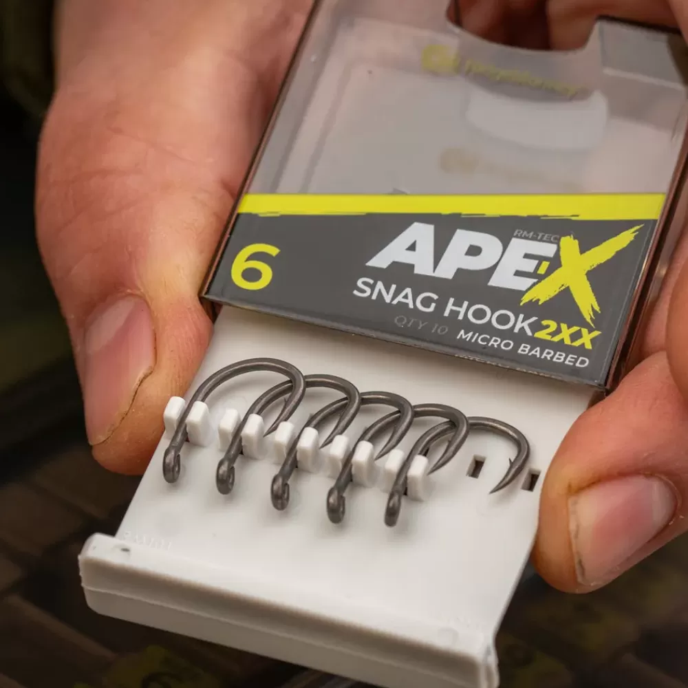 Ridge Monkey RidgeMonkey Ape-X Snag Hook 2XX Hooks Barbed- Terminal Tackle