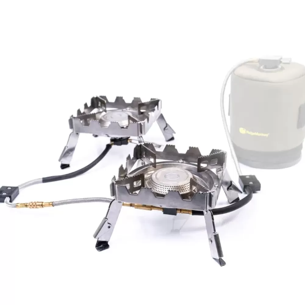 Ridge Monkey RidgeMonkey Quad Connect Fishing Stove Pro Full Kit- Cooking Equipment