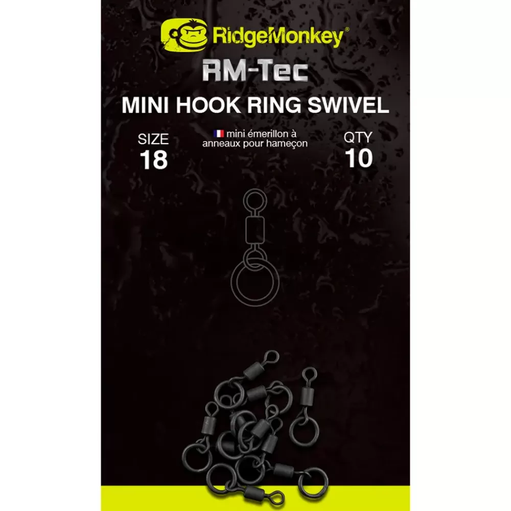 Ridge Monkey RidgeMonkey RM-Tec Mini Hook Ring Swivel