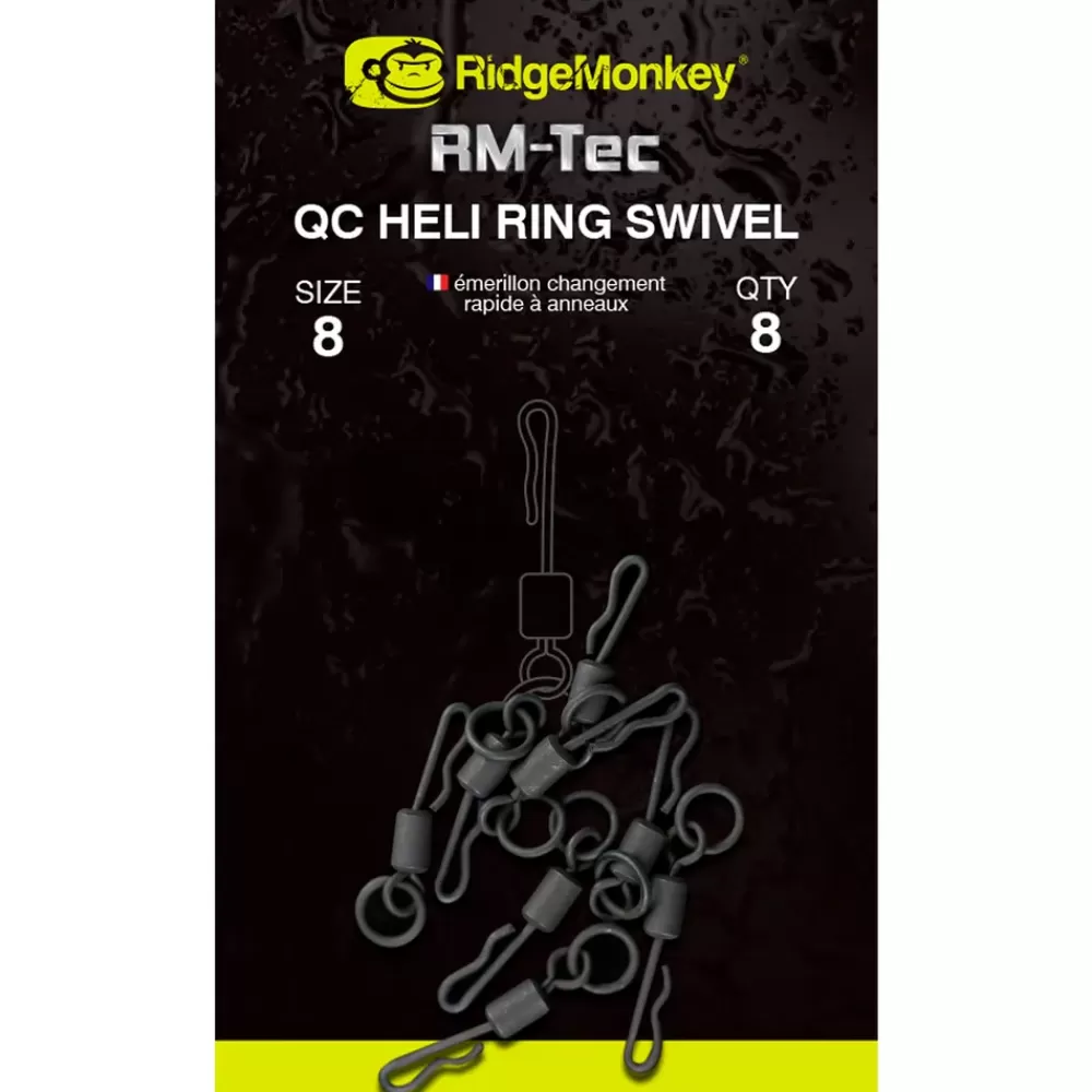 Ridge Monkey RidgeMonkey RM-Tec Quick Change Heli Ring Swivel