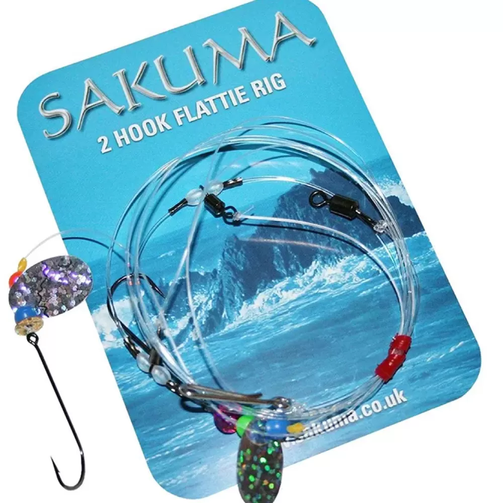 Sakuma 2 Hook Flattie Fishing Rig