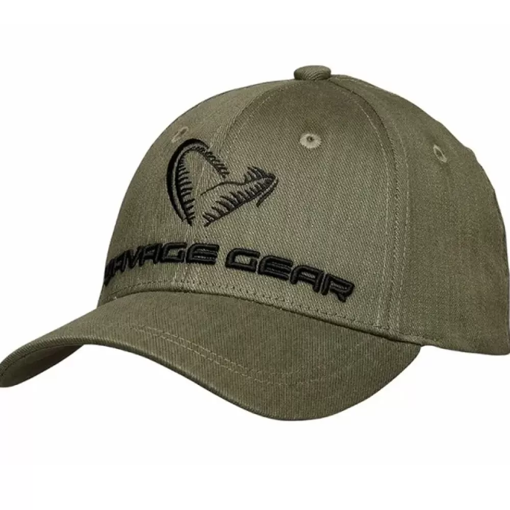 Savage Gear Catch Olive Green Melange Fishing Cap