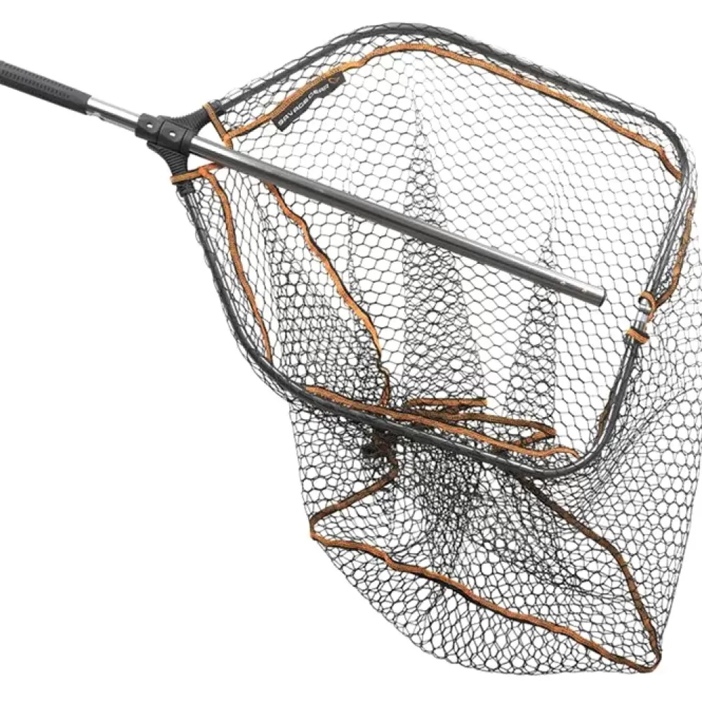 Savage Gear Pro Folding Rubber Large Mesh Landing Net