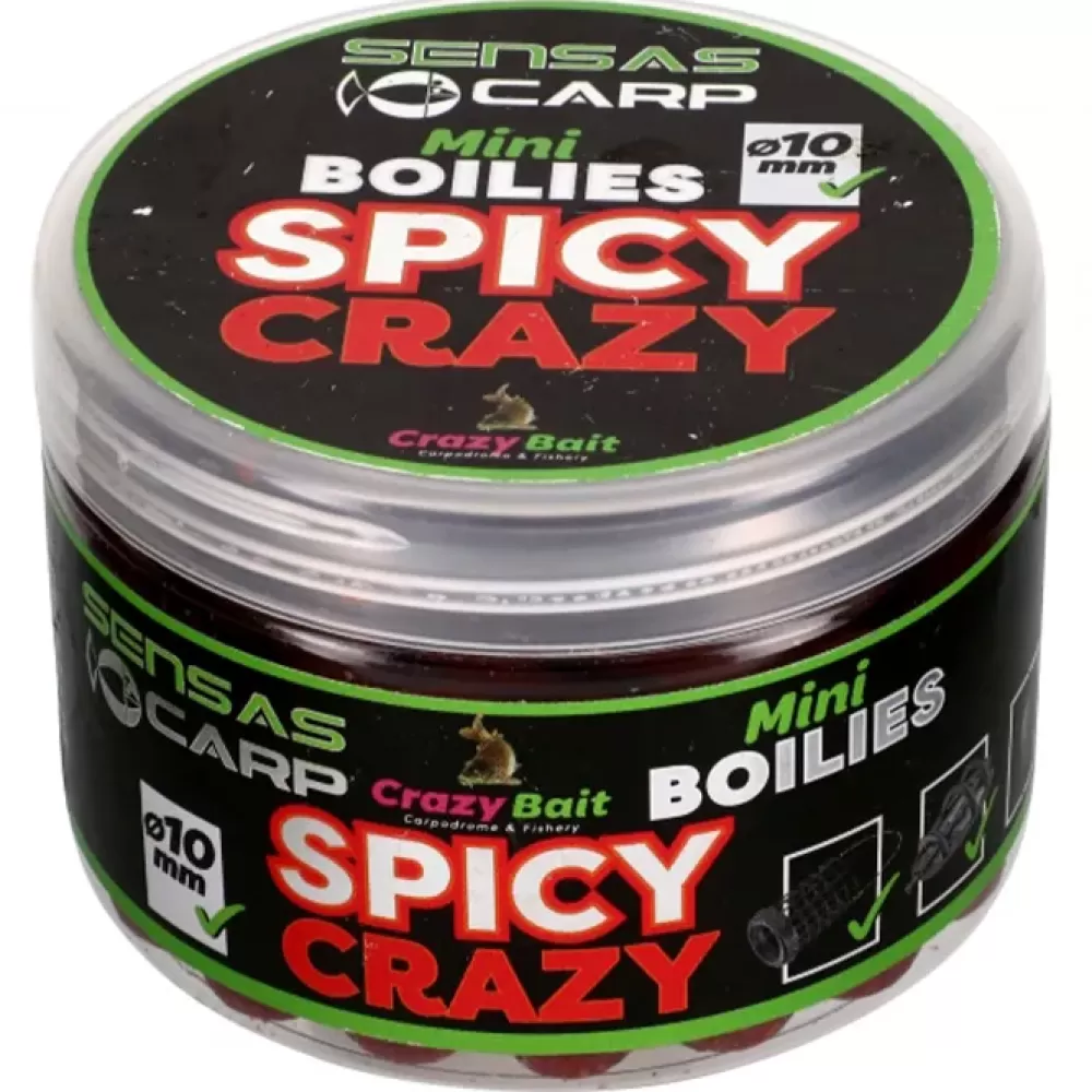 Sensas Crazy Bait Crazy Mini Boilies Spicy Crazy 80g