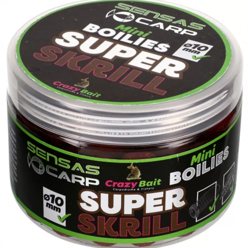 Sensas Crazy Bait Crazy Mini Boilies Super Krill 80g