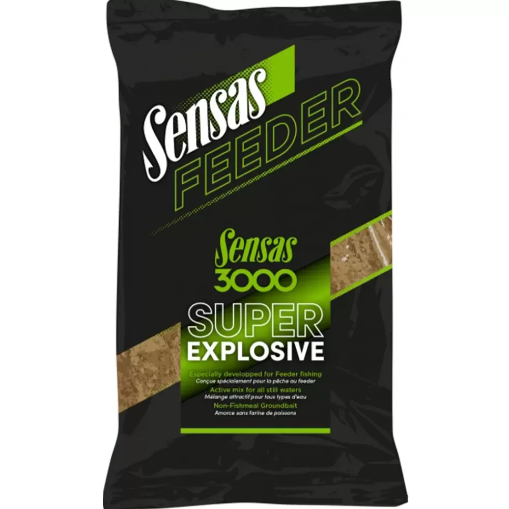 Sensas Feeder 3000 Super Explosive Fishing Groundbait 1kg