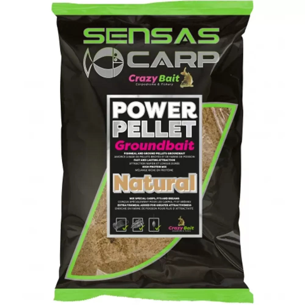 Sensas Power Pellet Fishing Groundbait 2kg