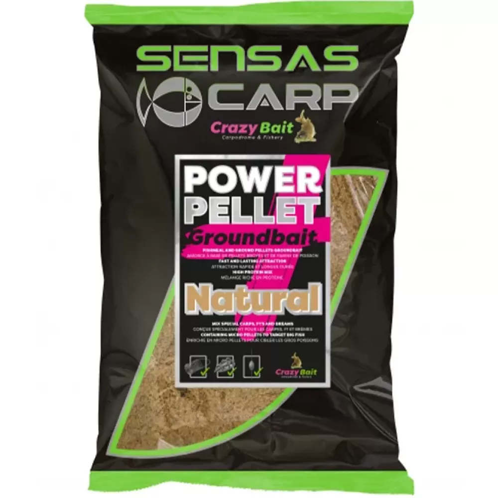 Sensas Power Pellet Plus Fishing Groundbait 2kg