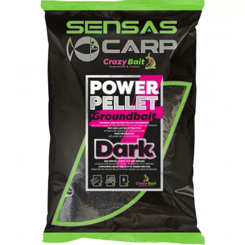 Sensas Power Pellet Plus Fishing Groundbait 2kg