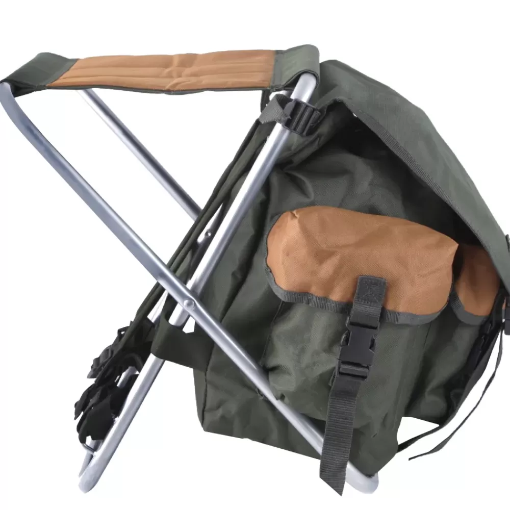 Shakespeare Folding Fishing Stool with Back Pack