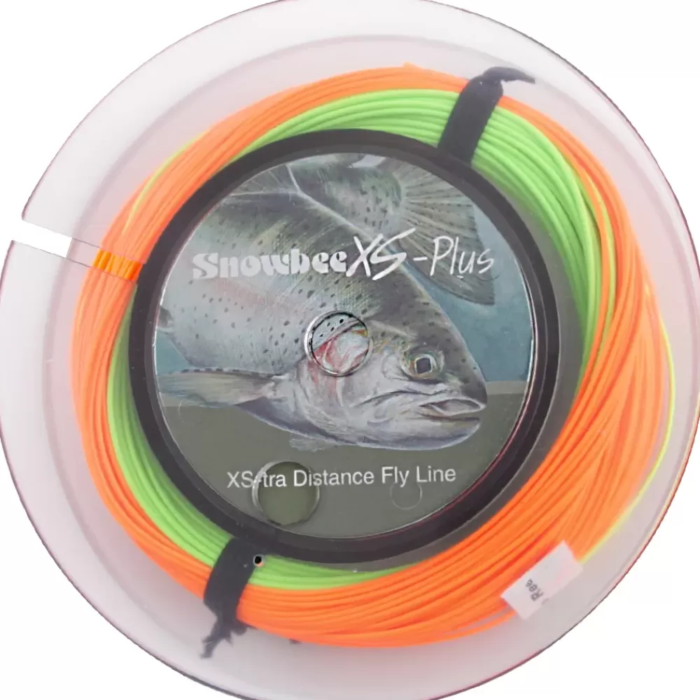 Snowbee EXD Floating Line Chartreuse Orange