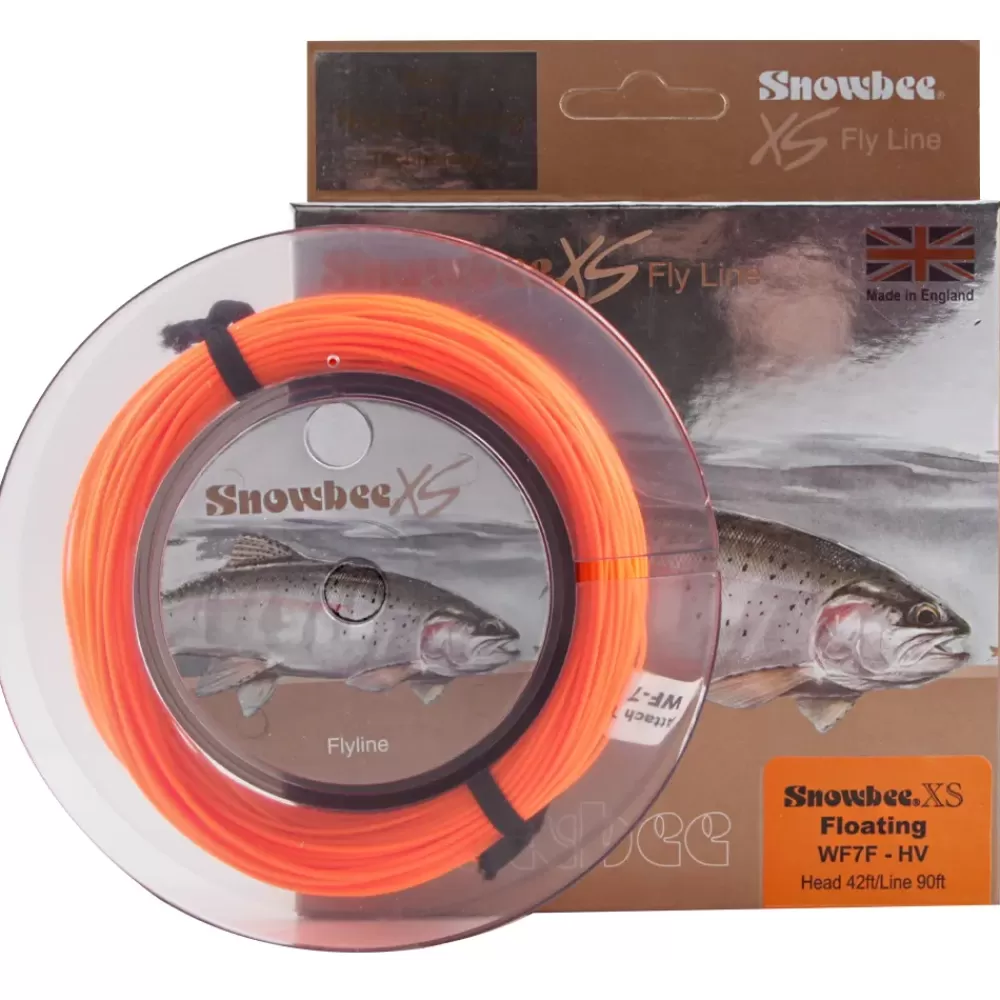 Snowbee XS Floating Fly Line Hi-Viz Orange