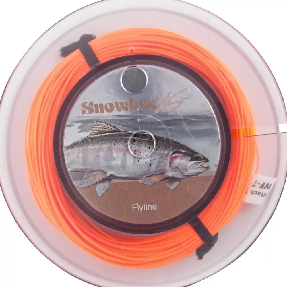 Snowbee XS Floating Fly Line Hi-Viz Orange