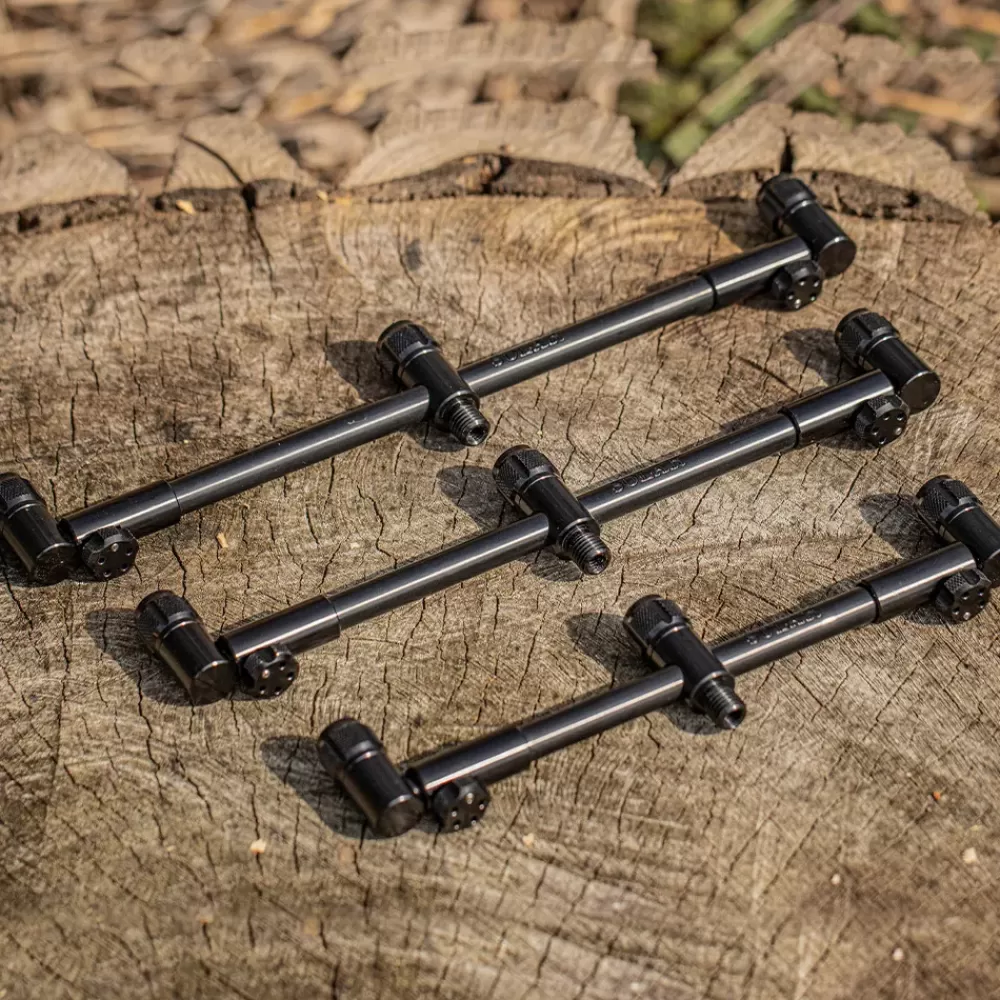 Solar Black-Lite Pro-Loc 2 Rod Adjustable Fishing Buzzer Bar- Rod Support