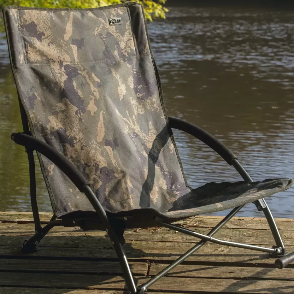 Solar Tackle Solar Undercover Camo Foldable Easy Fishing Chair Low- Chairs