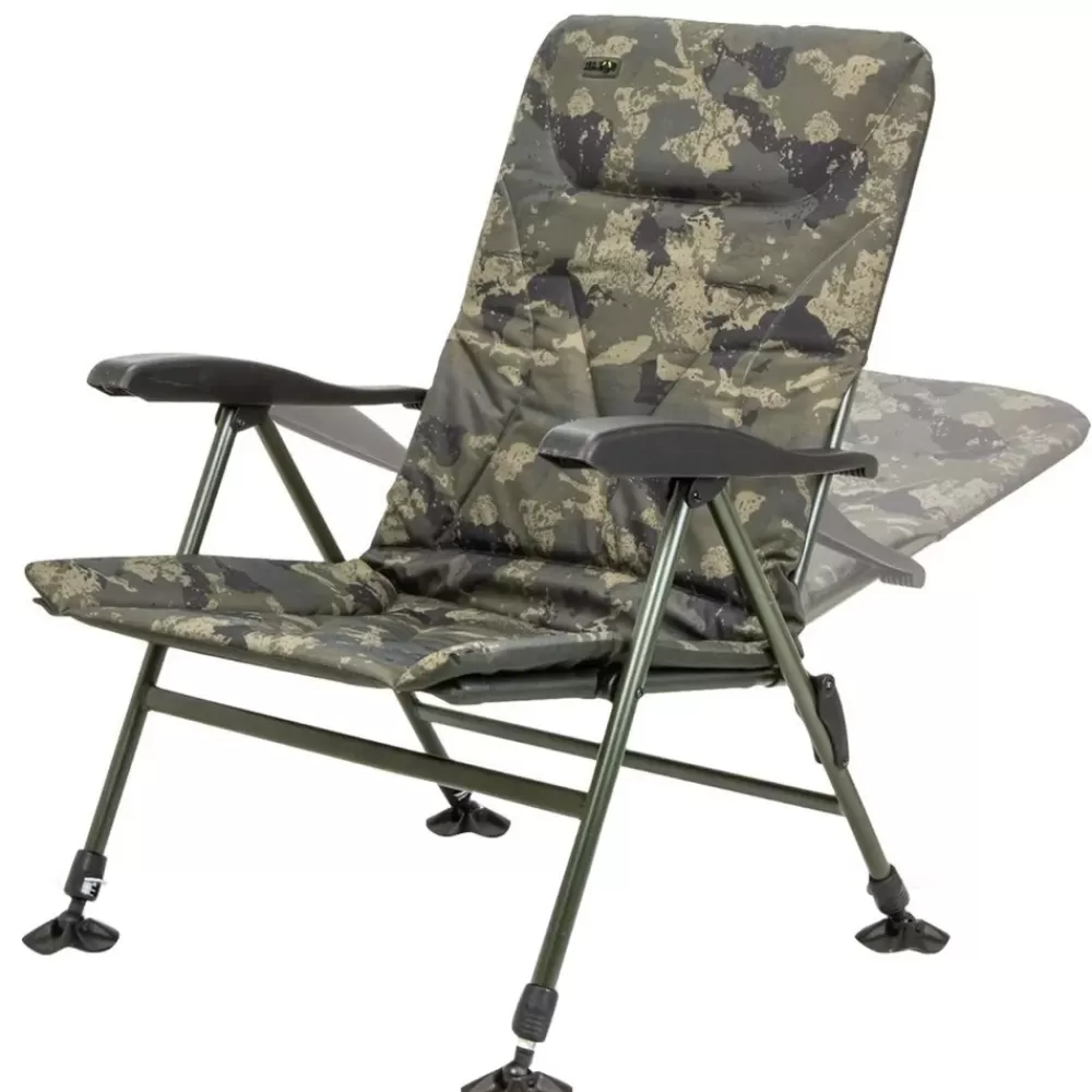 Solar Tackle Solar Undercover Camo Reclining Fishing Chair- Chairs