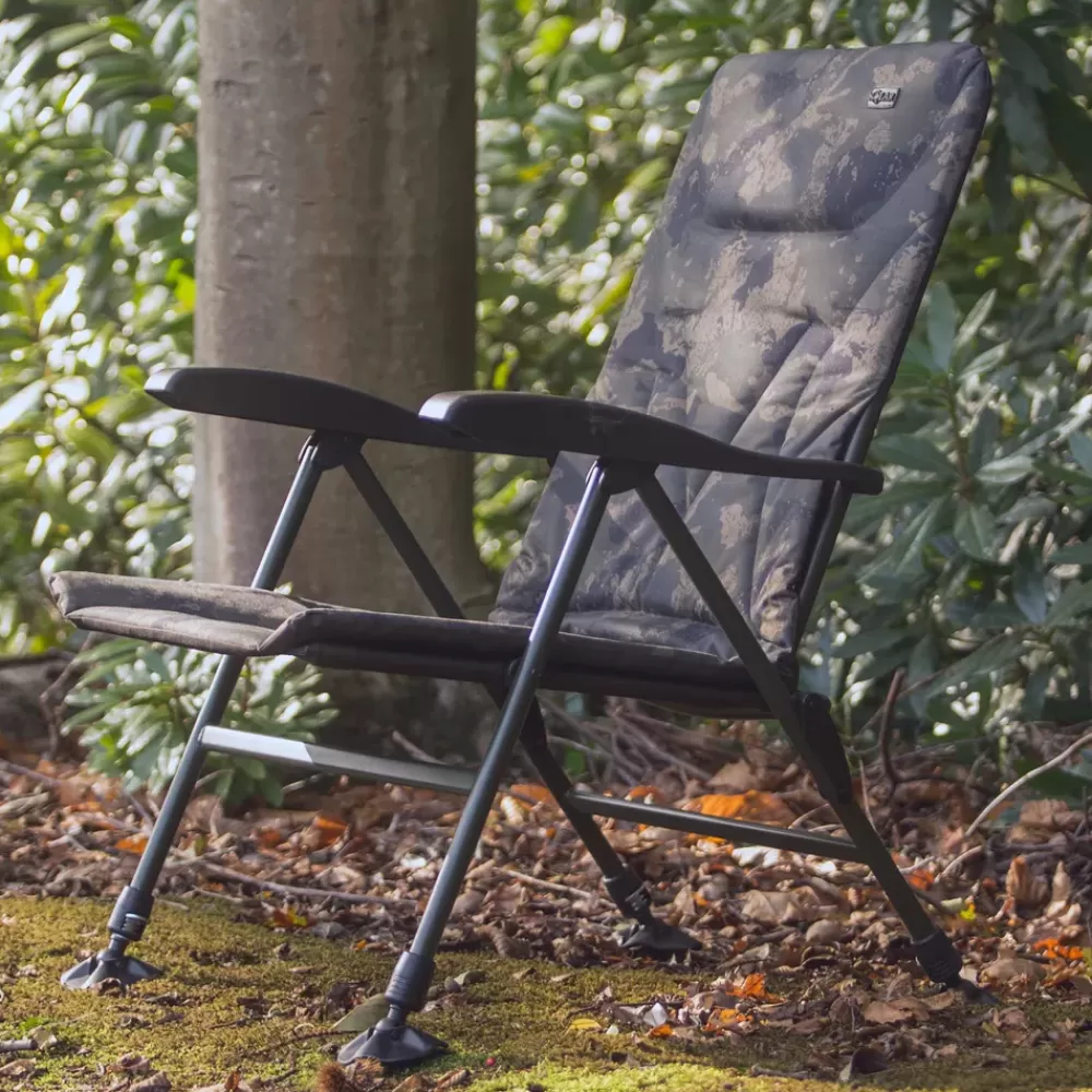 Solar Tackle Solar Undercover Camo Reclining Fishing Chair- Chairs