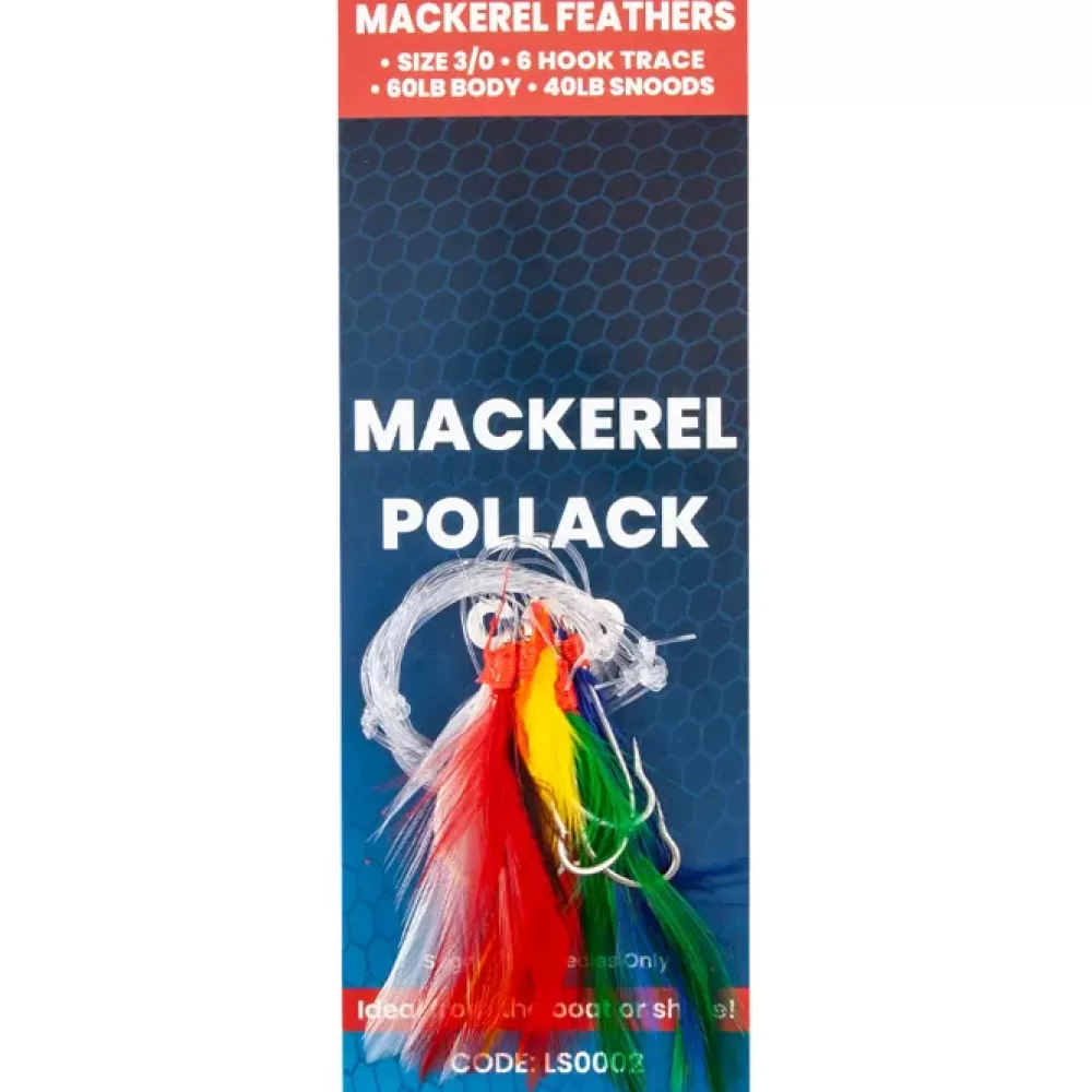 Sonik 6 Hook Mackerel Feathers Rig