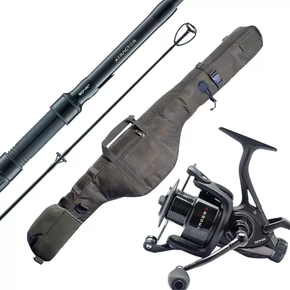 Sonik Xtractor 9ft Rod & Vader X 5000 Reel Combo- Rod & Reel Combo | Bundles & Kits