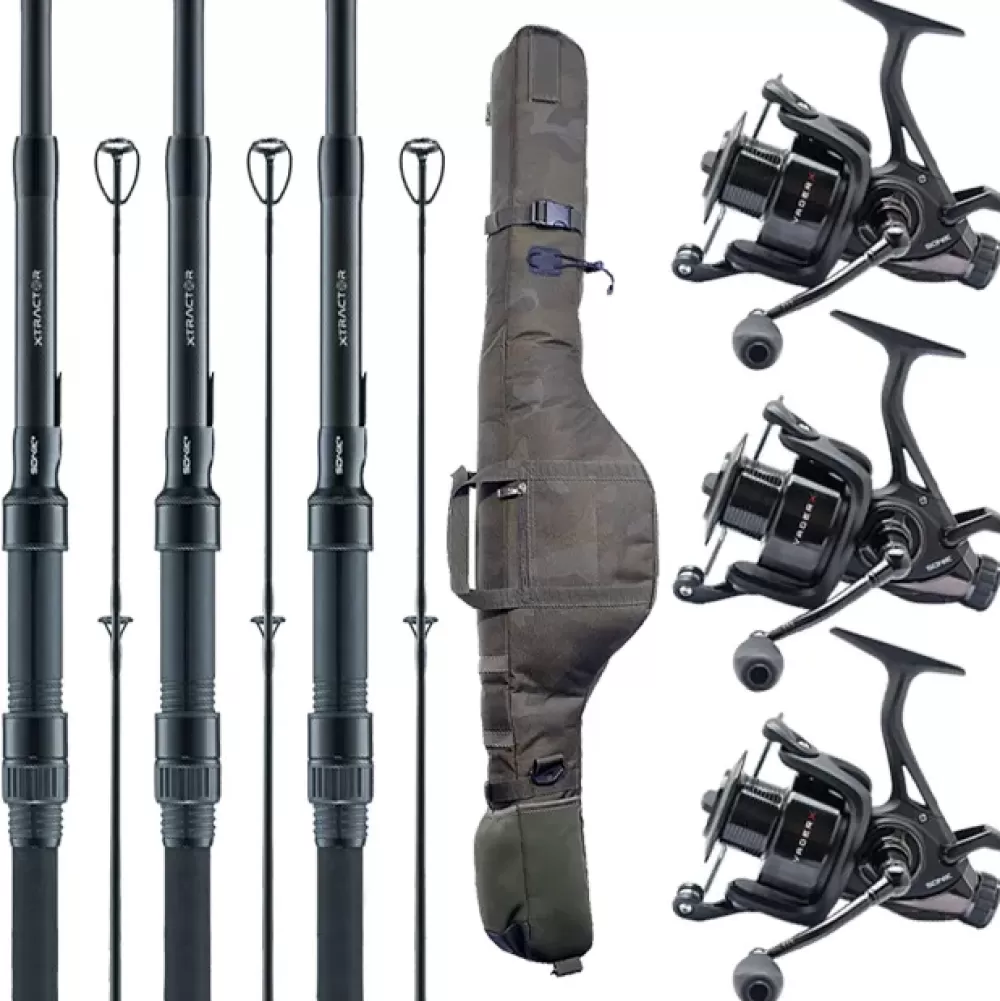 Sonik Xtractor 9ft Rod & Vader X 5000 Reel Combo- Rod & Reel Combo | Bundles & Kits