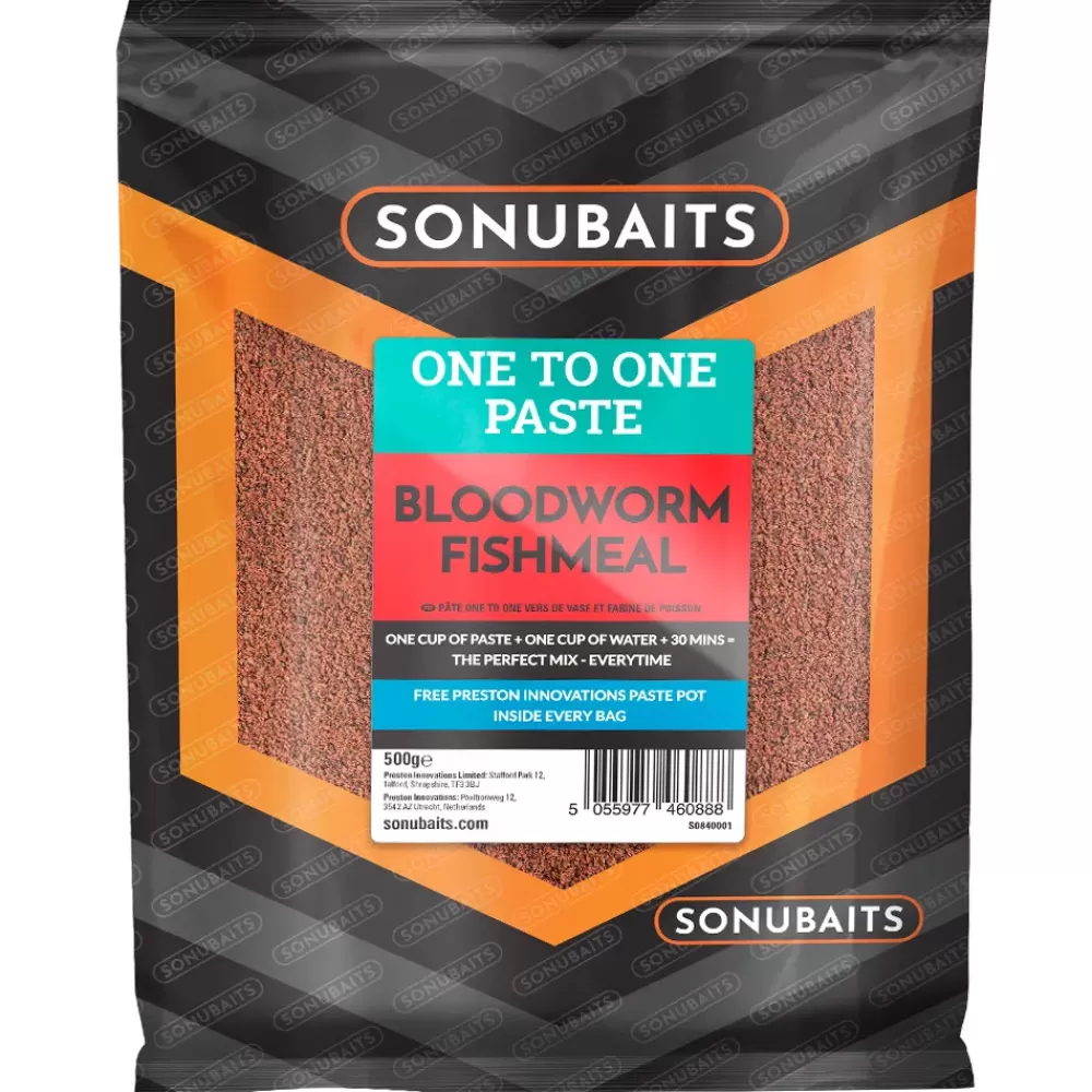 Sonu Baits Sonubaits One To One Paste Bloodworm And Fishmeal