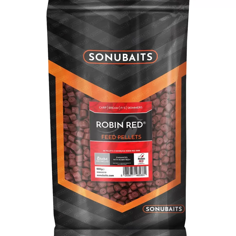 Sonubaits Robin Red Pre-Drilled Feed Pellets