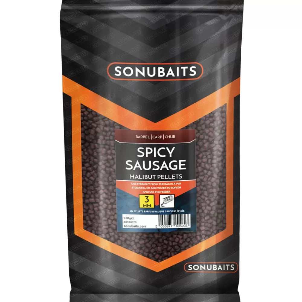 Sonu Baits Sonubaits Spicy Sausage Halibut Pellets