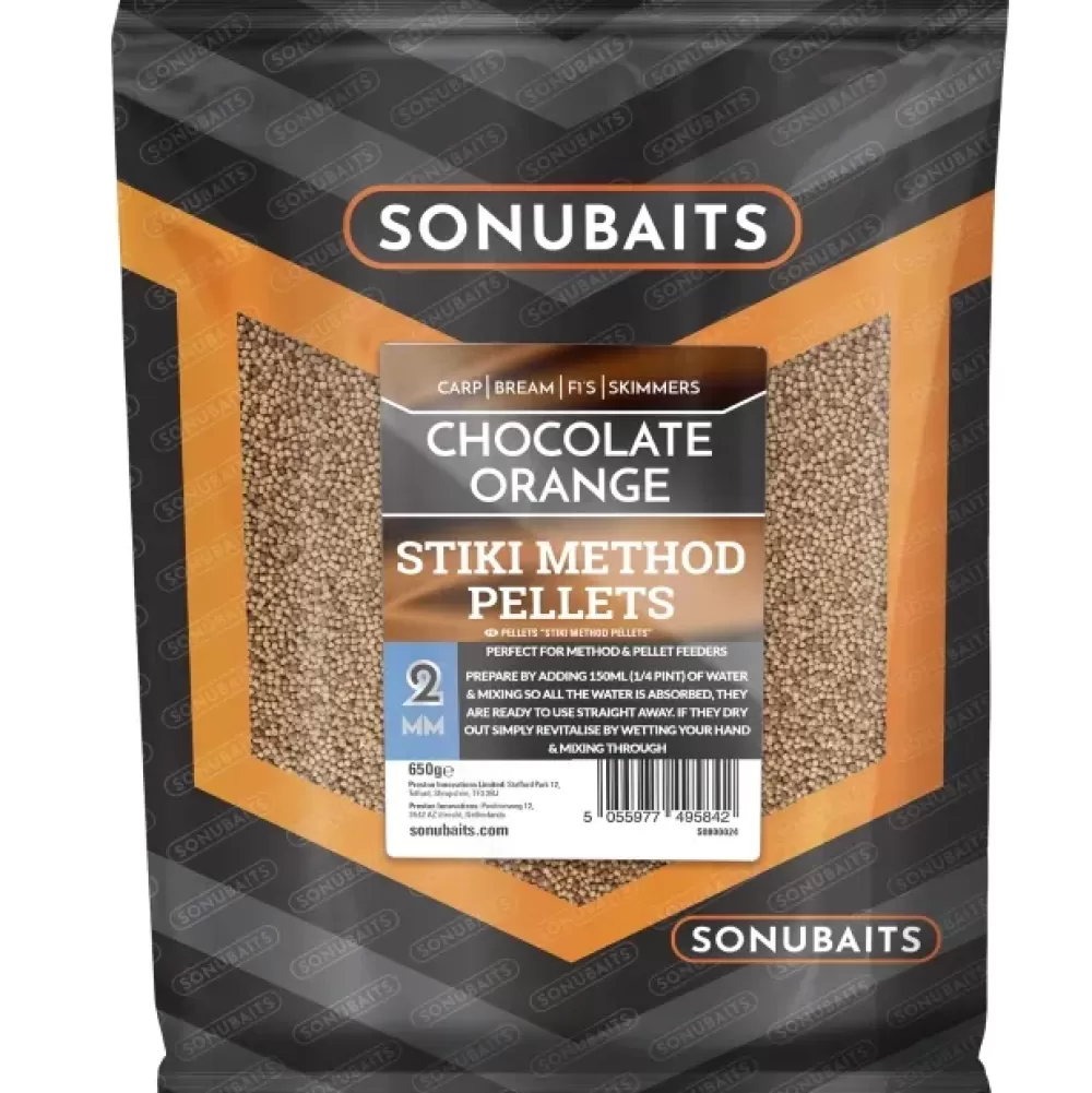 Sonu Baits Sonubaits Stiki Method Pellets Chocolate Orange