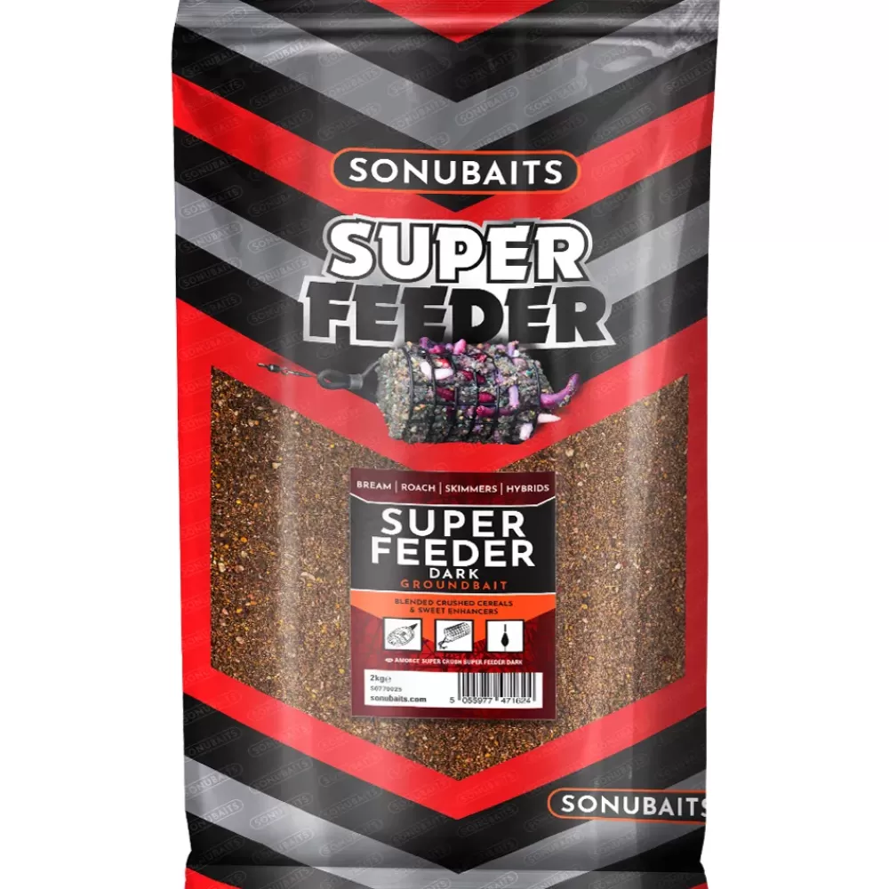 Sonu Baits Sonubaits Super Feeder Dark Groundbait 2kg