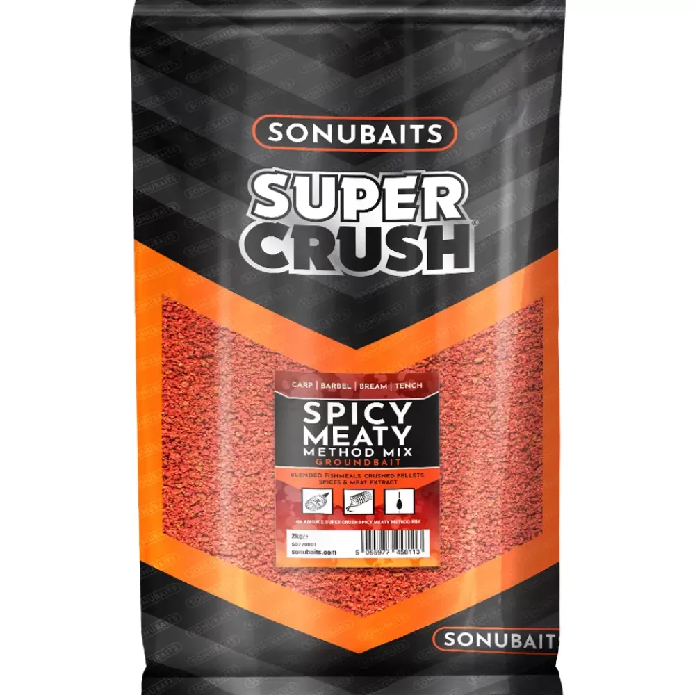 Sonu Baits Sonubaits Supercrush Spicy Meaty Method Mix