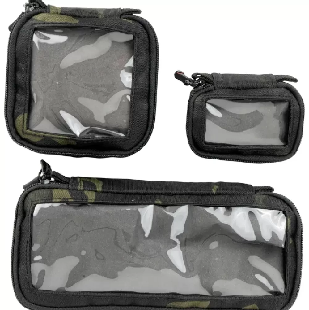 Speero Black Camo Clear View Pouches Kit- Luggage