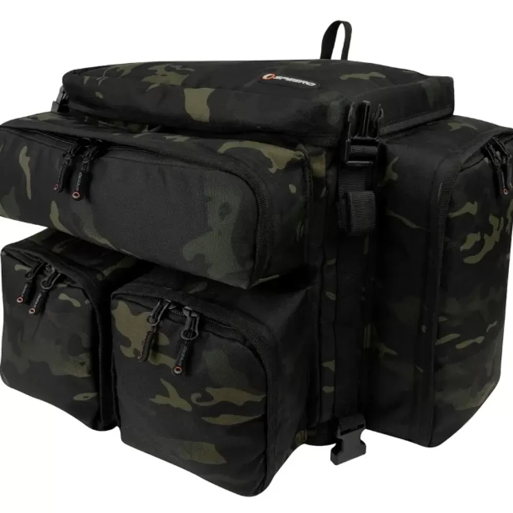 Speero Black Camo Compact Rucksack- Luggage