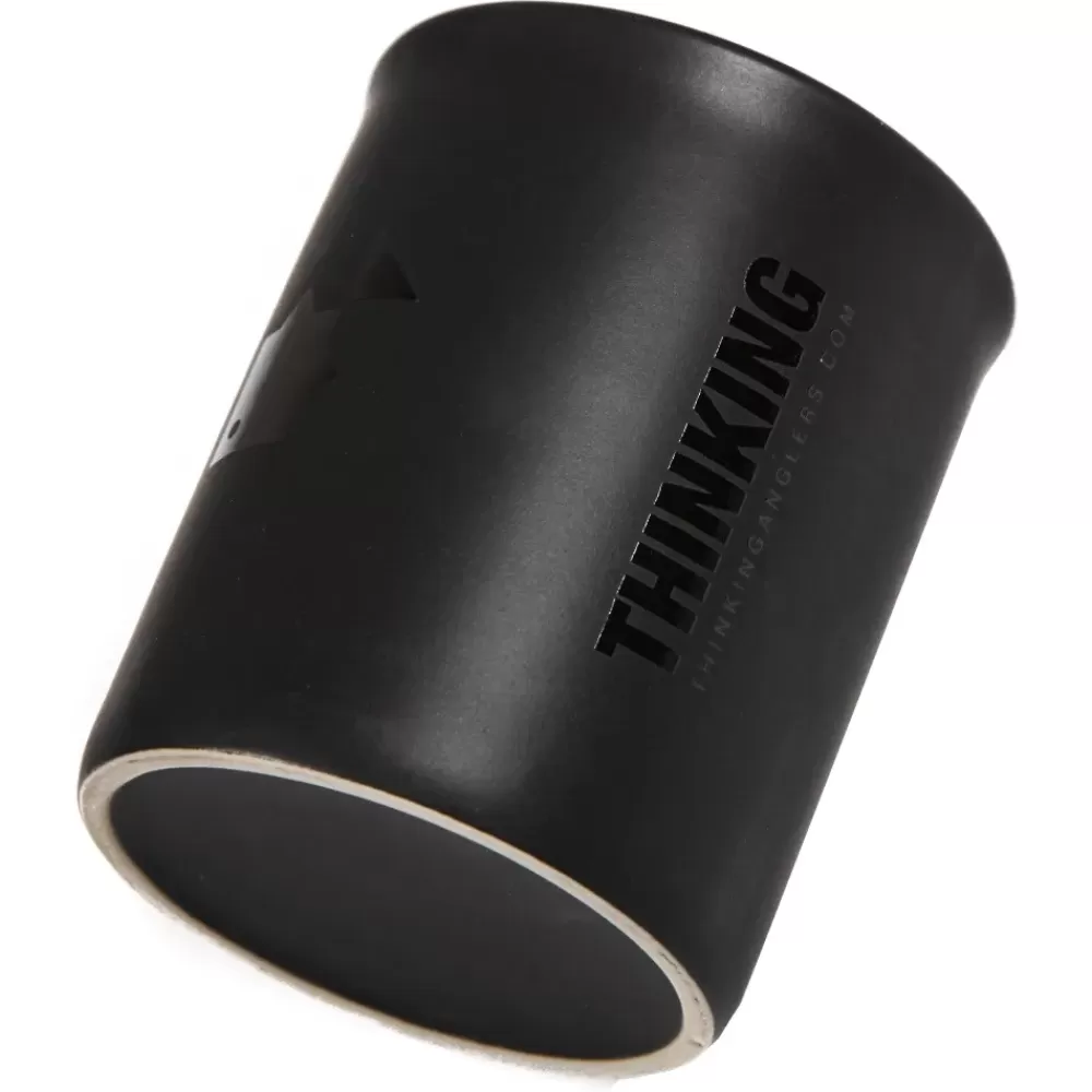 Thinking Anglers Matte Black Fishing Mug