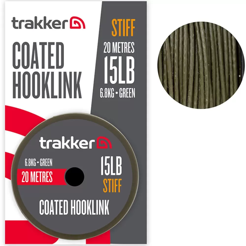 Trakker Stiff Coated Hooklink 20m- Terminal Tackle