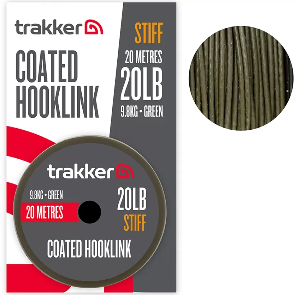 Trakker Stiff Coated Hooklink 20m- Terminal Tackle