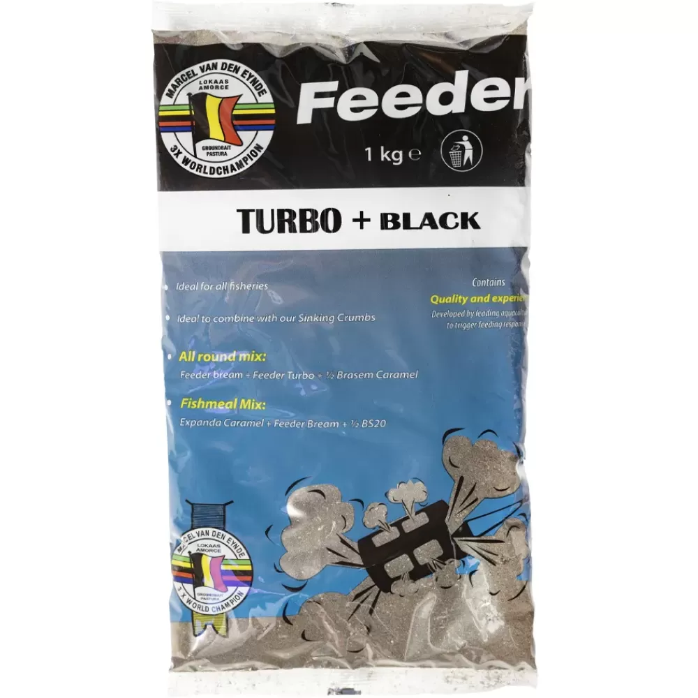 Van Den Eynde Feeder Turbo Black+ Groundbait Mix 1kg