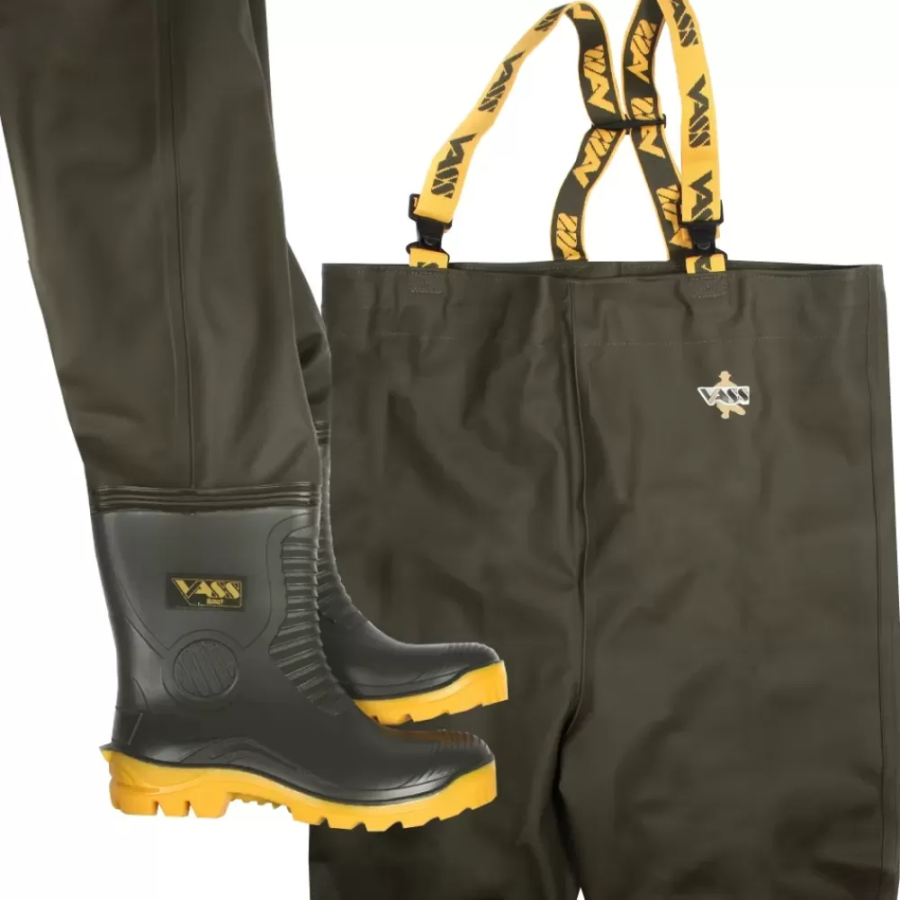 Vass 700E Nova Heavy Duty PVC Chest Fishing Wader