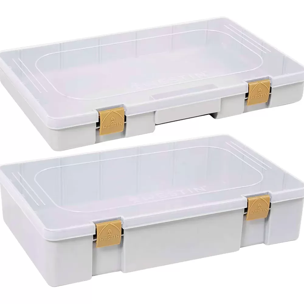 Westin W3 Game Tackle Box Grey Clear