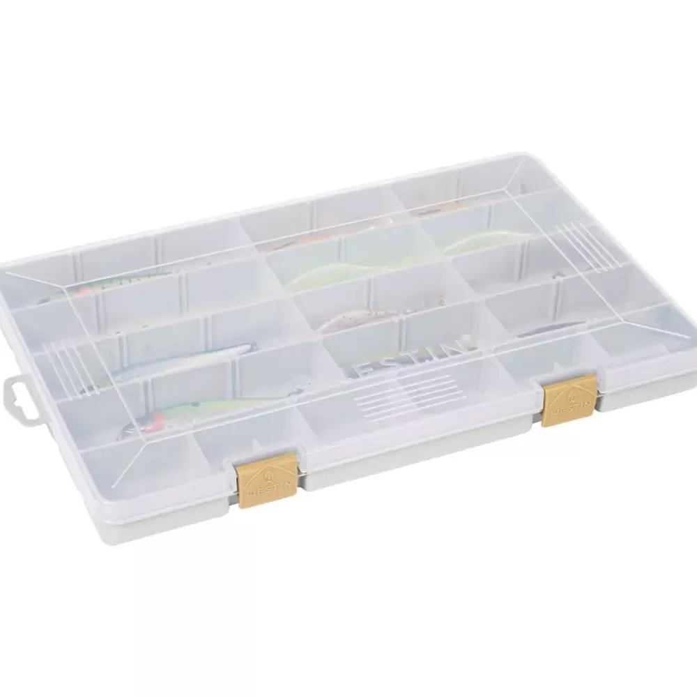 Westin W3 Tackle Box Grey Clear